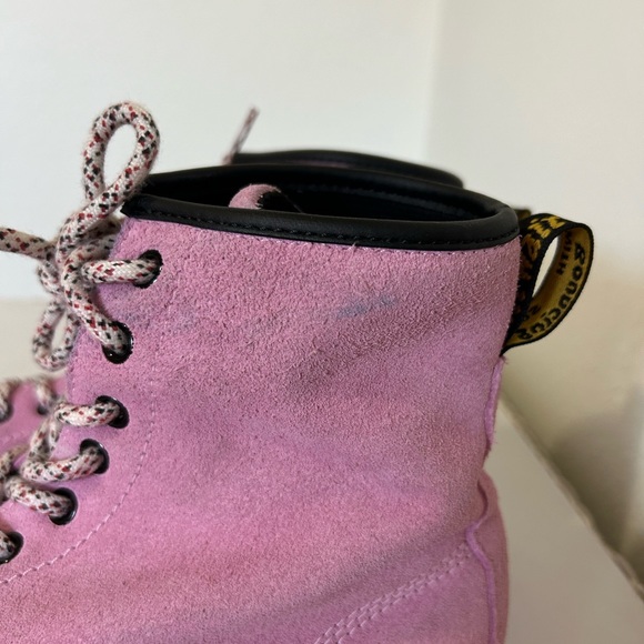 Dr. Martens Women’s Sheridan Pink Suede Lace Up Boots. Size 11. - Picture 10 of 13